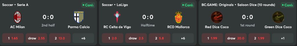 BC.Game Sports Betting